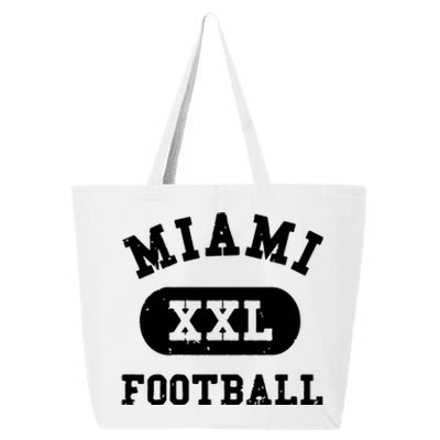 Miami Football Gift For Fan Sport 25L Jumbo Tote