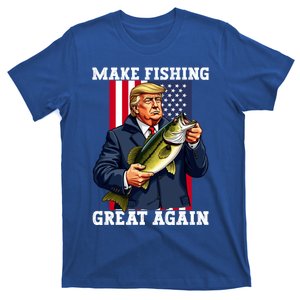 Make Fishing Great Again Funny Bass Fishing Humor Trump Gift T-Shirt