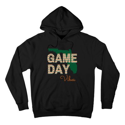 Miami Football Game Day Vibes Fall Tailgate Hoodie