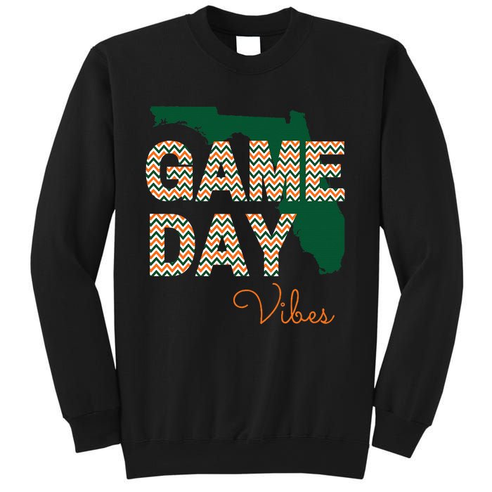 Miami Football Game Day Vibes Fall Tailgate Sweatshirt