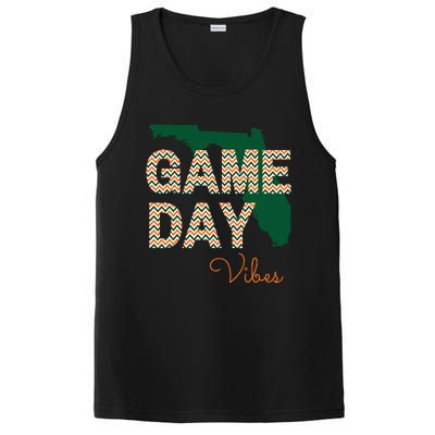 Miami Football Game Day Vibes Fall Tailgate PosiCharge Competitor Tank