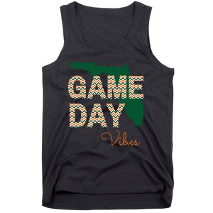 Miami Football Game Day Vibes Fall Tailgate Tank Top