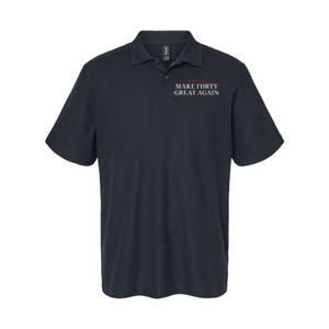 Make Forty Great Again Softstyle Adult Sport Polo