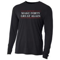 Make Forty Great Again Cooling Performance Long Sleeve Crew