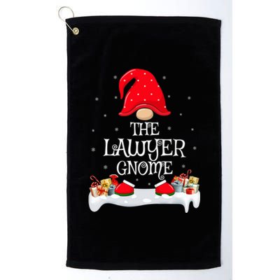 Matching Family Group The Lawyer Gnome Christmas Funny Gift Platinum Collection Golf Towel