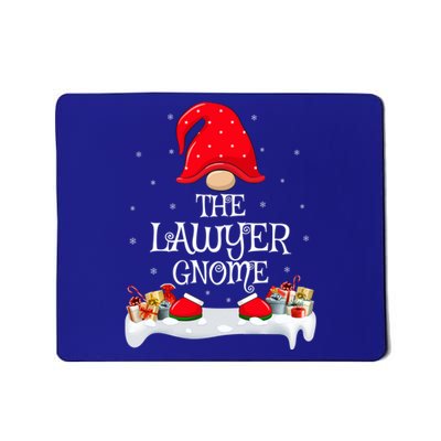 Matching Family Group The Lawyer Gnome Christmas Funny Gift Mousepad