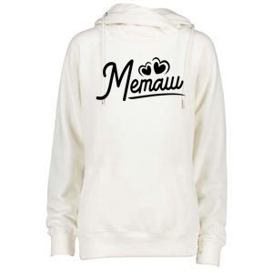 Memaw Funny Gift From Grand Memaw For Grandma Cute Memaw Cool Gift Womens Funnel Neck Pullover Hood