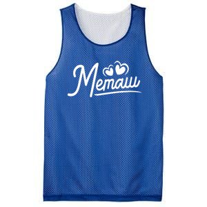 Memaw Funny Gift From Grand Memaw For Grandma Cute Memaw Cool Gift Mesh Reversible Basketball Jersey Tank