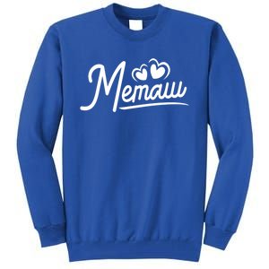 Memaw Funny Gift From Grand Memaw For Grandma Cute Memaw Cool Gift Tall Sweatshirt