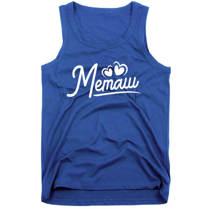 Memaw Funny Gift From Grand Memaw For Grandma Cute Memaw Cool Gift Tank Top