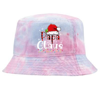 Matching Family Ghristmas Pajama Papa Santa Claus Costume Gift Tie-Dyed Bucket Hat