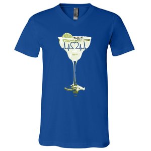 Margaritaville For Giftheartbeat Margarita Tee Gift V-Neck T-Shirt