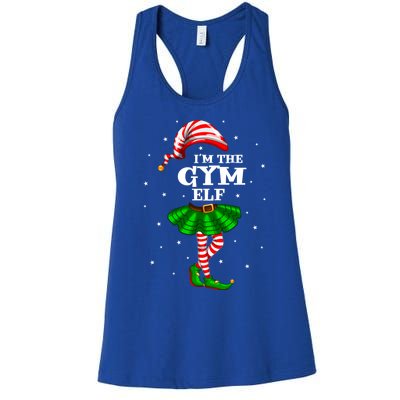 Matching Family Group IM The Gym Elf Christmas Gift Women's Racerback Tank