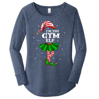 Matching Family Group IM The Gym Elf Christmas Gift Women's Perfect Tri Tunic Long Sleeve Shirt