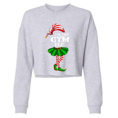 Matching Family Group IM The Gym Elf Christmas Gift Cropped Pullover Crew