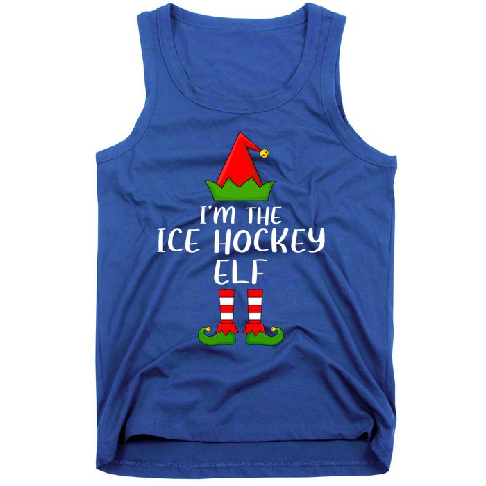 Matching Family Group IM Ice Hockey Elf Christmas Gift Tank Top