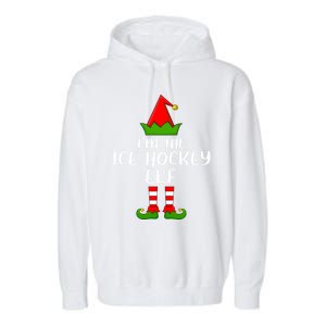 Matching Family Group IM Ice Hockey Elf Christmas Gift Garment-Dyed Fleece Hoodie