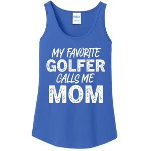 My Favorite Golfer Calls Me Mom Funny Golfing Mother Golf Gift Ladies Essential Tank