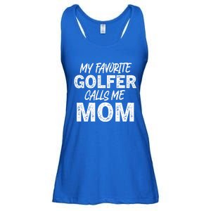 My Favorite Golfer Calls Me Mom Funny Golfing Mother Golf Gift Ladies Essential Flowy Tank