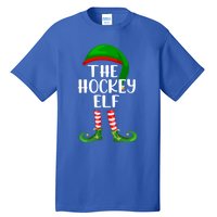 Matching Family Group The Hockey Elf Christmas Meaningful Gift Tall T-Shirt