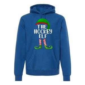 Matching Family Group The Hockey Elf Christmas Meaningful Gift Premium Hoodie