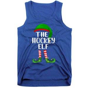 Matching Family Group The Hockey Elf Christmas Meaningful Gift Tank Top