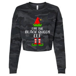 Matching Family Group IM The Black Queen Elf Christmas Gift Cropped Pullover Crew