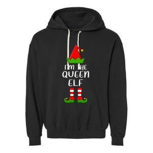 Matching Family Group IM The Queen Elf Christmas Gift Garment-Dyed Fleece Hoodie