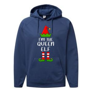 Matching Family Group IM The Queen Elf Christmas Gift Performance Fleece Hoodie