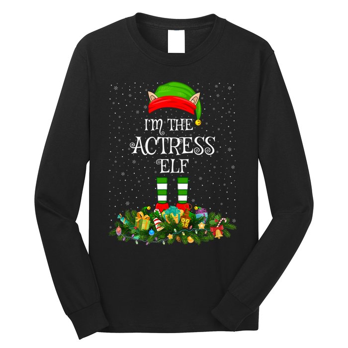 Matching Family Group IM The Actress Elf Christmas Long Sleeve Shirt