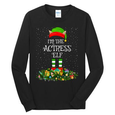 Matching Family Group IM The Actress Elf Christmas Tall Long Sleeve T-Shirt