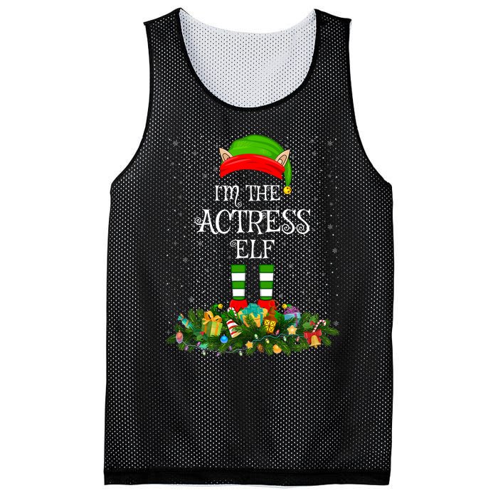 Matching Family Group IM The Actress Elf Christmas Mesh Reversible Basketball Jersey Tank