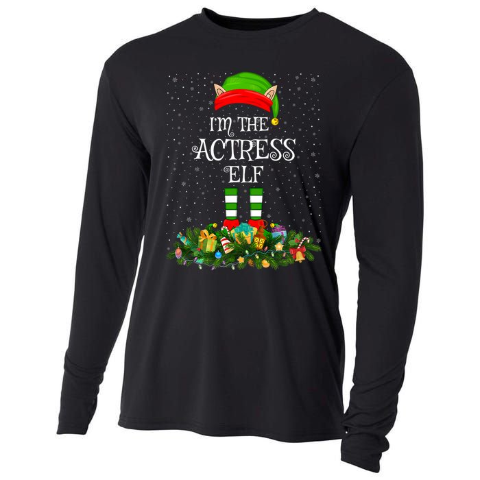 Matching Family Group IM The Actress Elf Christmas Cooling Performance Long Sleeve Crew