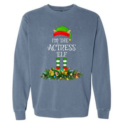 Matching Family Group IM The Actress Elf Christmas Garment-Dyed Sweatshirt