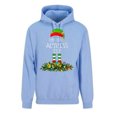 Matching Family Group IM The Actress Elf Christmas Unisex Surf Hoodie