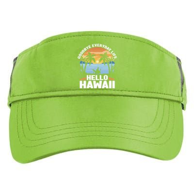 Matching Family Group Hawaiian Vacation Life Hello Hawaii Great Gift Adult Drive Performance Visor