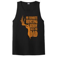 My Favorite Hunting Buddy Calls Me Dad Deer Funny Hunter PosiCharge Competitor Tank