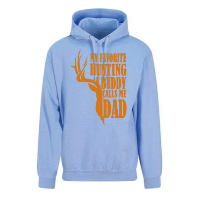 My Favorite Hunting Buddy Calls Me Dad Deer Funny Hunter Unisex Surf Hoodie