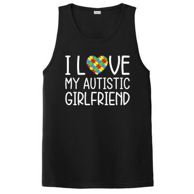 My Friend Has Autism Gift I Love My Autistic Friend Cool Gift PosiCharge Competitor Tank