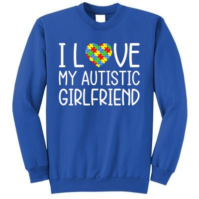 My Friend Has Autism Gift I Love My Autistic Friend Cool Gift Sweatshirt