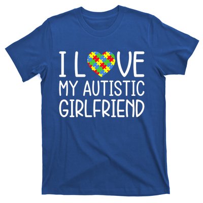 My Friend Has Autism Gift I Love My Autistic Friend Cool Gift T-Shirt