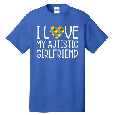 My Friend Has Autism Gift I Love My Autistic Friend Cool Gift Tall T-Shirt