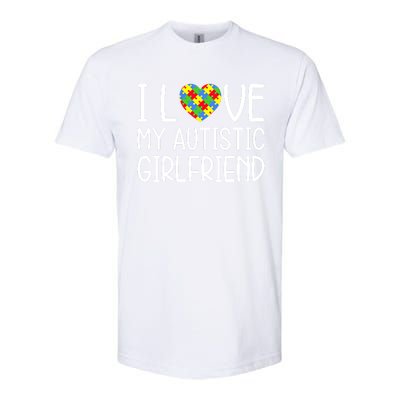 My Friend Has Autism Gift I Love My Autistic Friend Cool Gift Softstyle® CVC T-Shirt