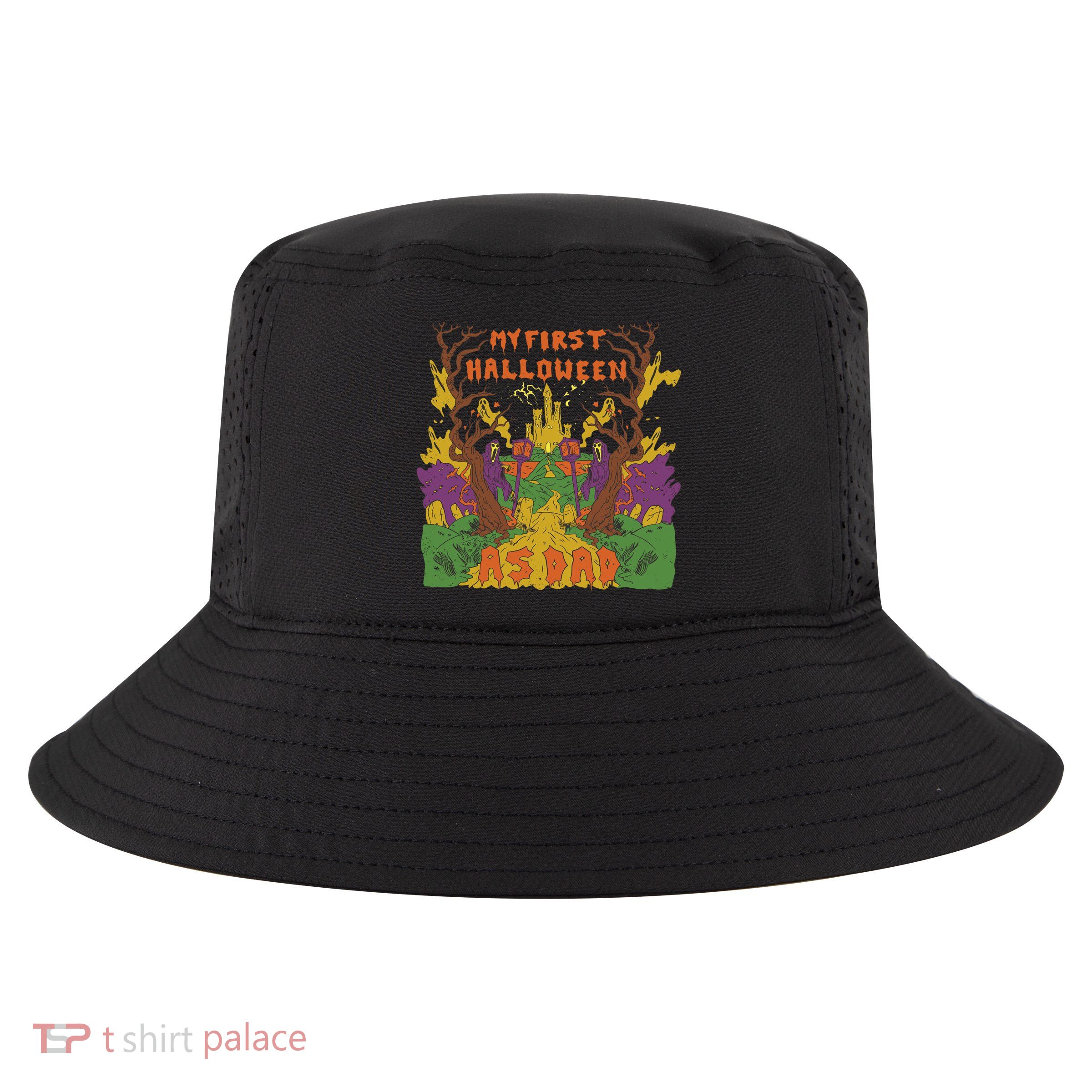 My First Halloween As Dad Cool Comfort Performance Bucket Hat