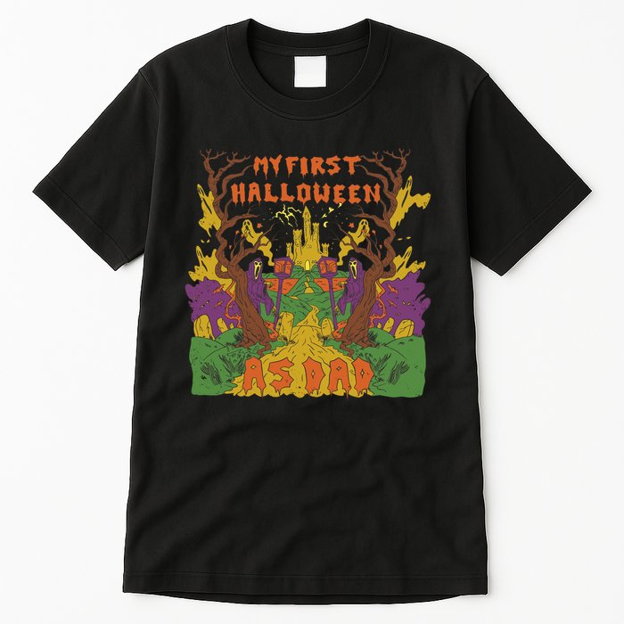 My First Halloween As Dad Tall T-Shirt