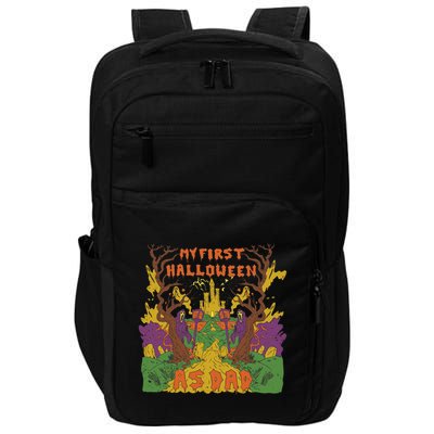 My First Halloween As Dad Impact Tech Backpack