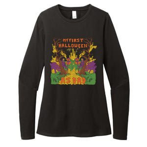 My First Halloween As Dad Womens CVC Long Sleeve Shirt