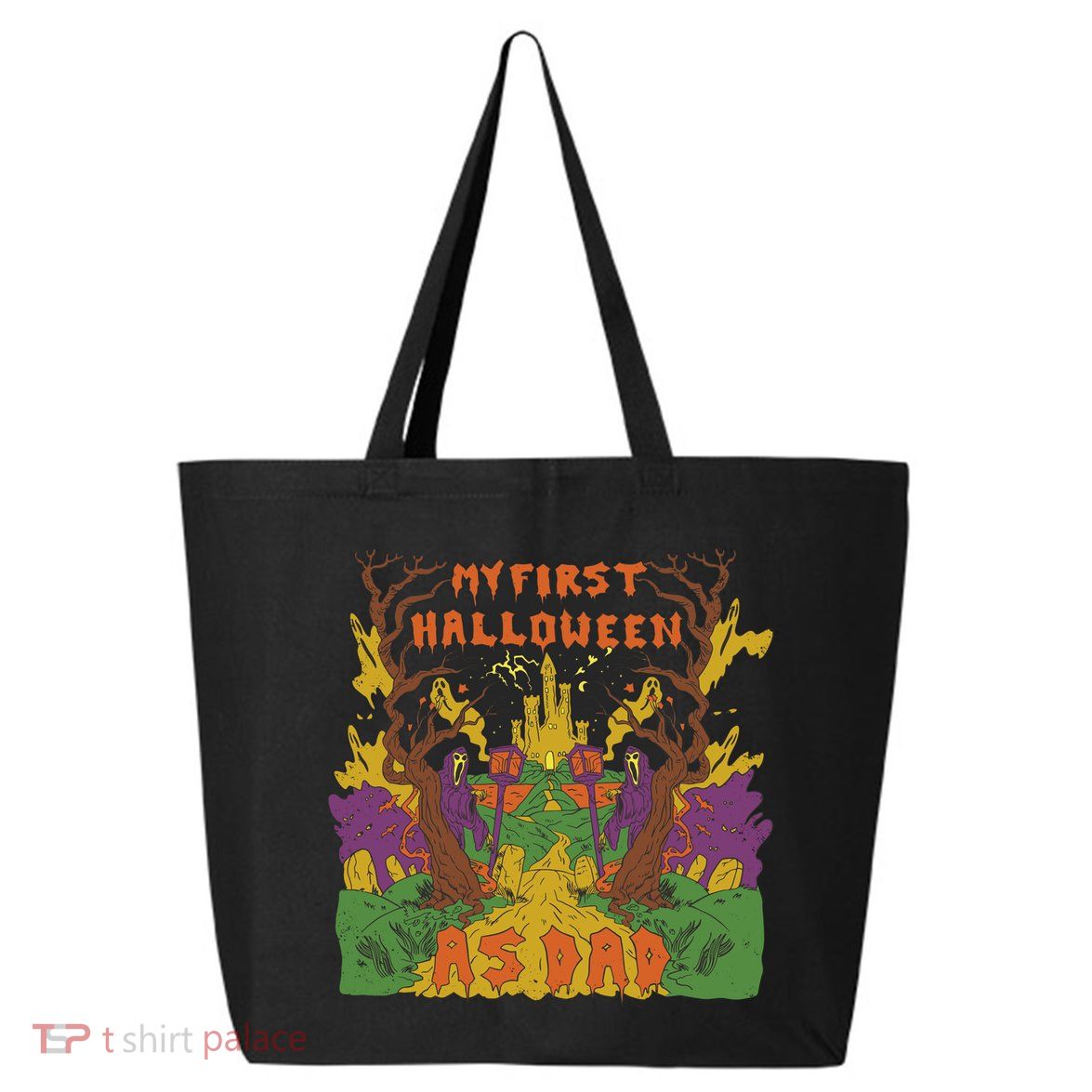 My First Halloween As Dad 25L Jumbo Tote