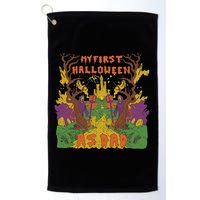 My First Halloween As Dad Golf Towel