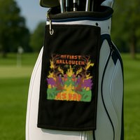 My First Halloween As Dad Golf Towel